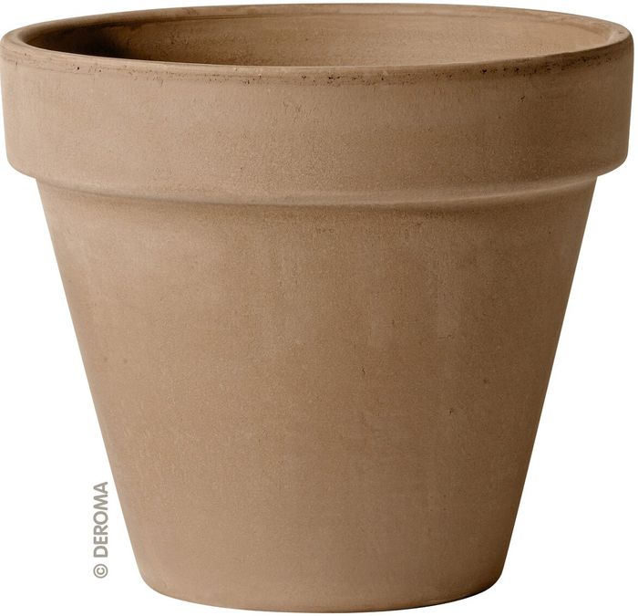 Pot for plants Deroma smooth 13*11*0.8 mokko  (000004949)