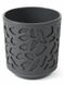 Flower pot LAMELA Duo 140 anthracite with anthracite insert (000004977)