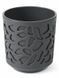 Flower pot LAMELA Duo 140 anthracite with anthracite insert (000004977)