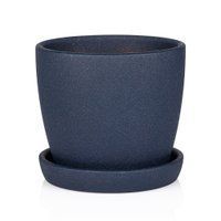 Горшок для растений Gorshki Сонет жемчуг 15*14,5*2,0 синий (000005734)