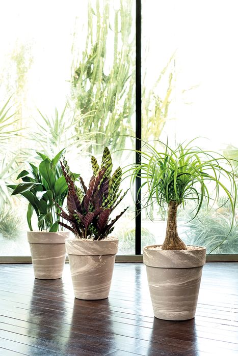 Plant pot Deroma alto duo Bianco 26*29*7.9 mokko(000005386)