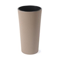 Кашпо Лилия EKO кофе 190 джампер, латте, пластик (000006087)