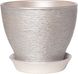 Pot for plants Stone flower Xenia 16*20*2.5 silver (000001251)