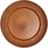 Тарелка Shynkar Обеденная с декором 25 коричневый (000002625), Коричневий, Коричневий, 25, 2, 25 см
